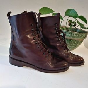 Joan & David Lace Up Boots